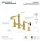 Kingston Brass KS7272ALBS Kitchen Faucet W/ Side Sprayer, Polished Brass KS7272ALBS - alternate 2